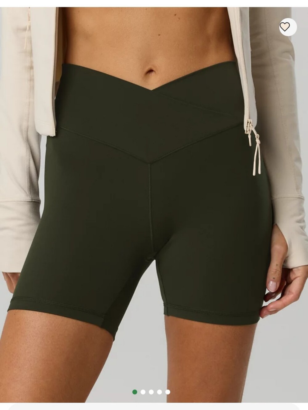 OFFLINE By Aerie Real Me Crossover High Waisted 5" Bike Short- M
